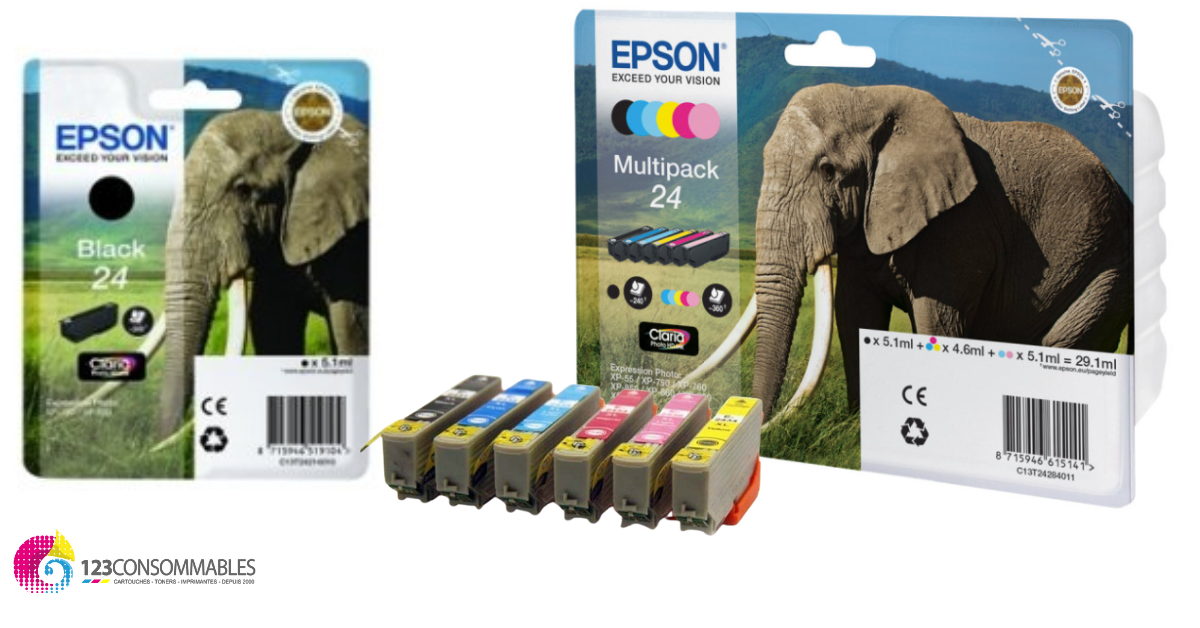 CARTOUCHES JET D'ENCRE POUR EPSON